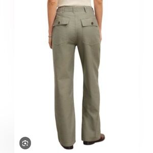 Buck Mason DESERT SAGE REVERSE SATEEN FATIGUE PANT